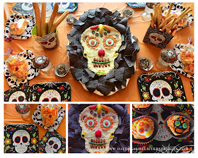 Healthy and Adorable Halloween Lunch Inspiration Sugar Skull Day of the Dead Party