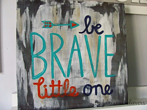 Handpainted Nursery Art for Modern Boys Nursery