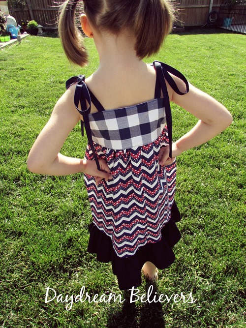 The Patriotic Betsy Dress. Vintage inspired fashion for modern kids  by Daydream Believers Designs
