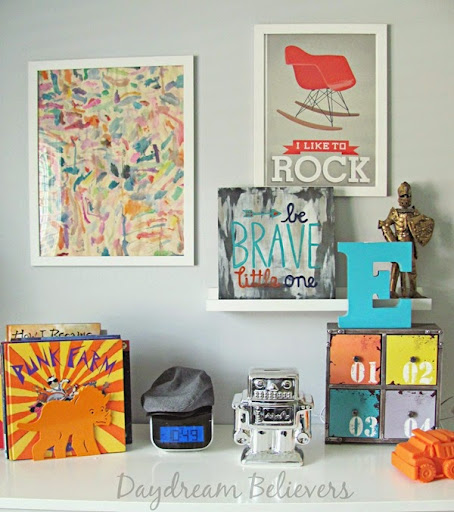 Modern Baby Boy Nursery Art Gallery DIY tips