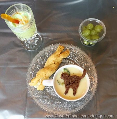 Halloween Soup Lunch Idea. CUTE Witch luncheon
