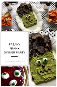 Friendly Frankenstein Halloween Dinner Party for Kids
