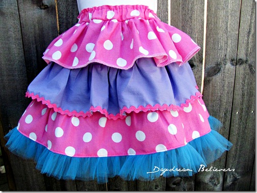 handmade abby cadabby sesame street birthday skirt