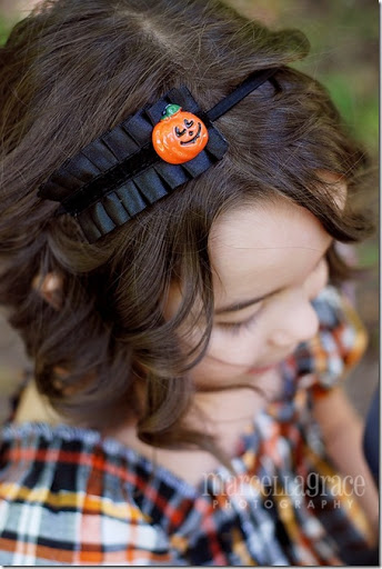 Halloween Ruffle Headband