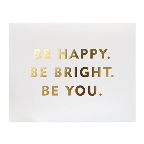 be-happy-be-bright-be-you-gold-metallic-saying-style-carrot