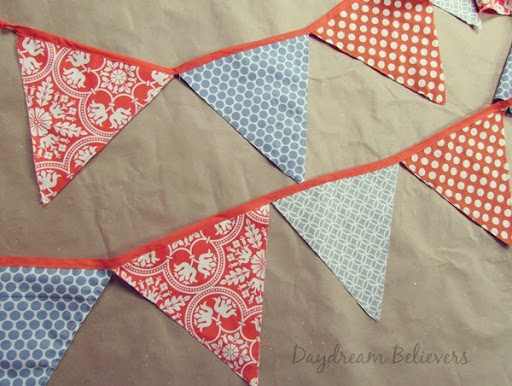 Handmade Fabric Bunting For Sale Craft Display