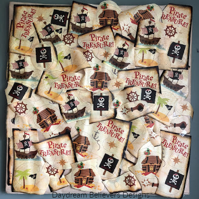 DIY Giant Treasure Map Pirate Birthday Party Decor
