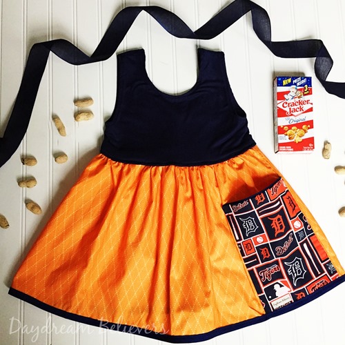 Detroit Tigers Spirit Tunic Tank for Girls by Daydream Believers Designs