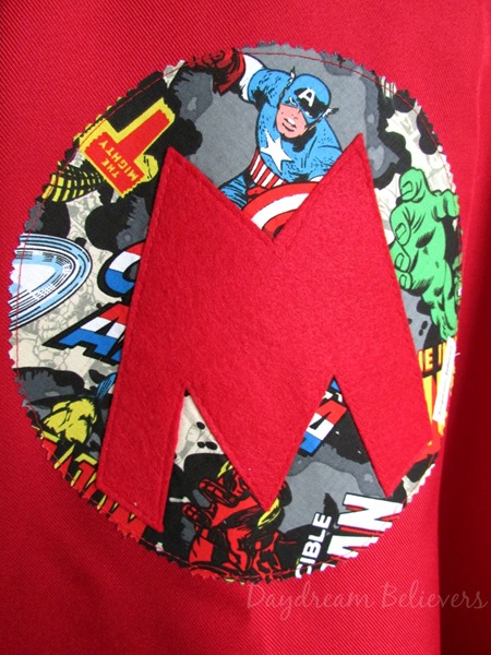 Handcrafted Personalized Superhero Dress Up Capes with Custom Emblem by Daydream Believers