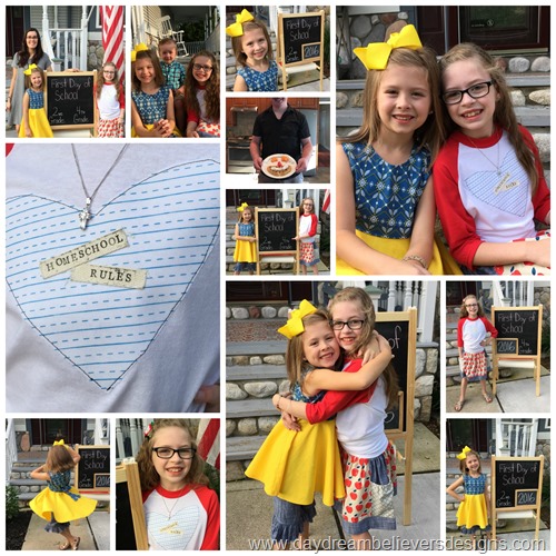 back to school breakfast and first day of homeschool school photos www.daydreambelieversdesigns.com