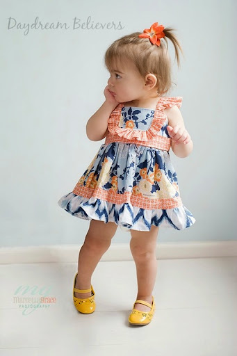 Vintage inspired babydoll party dress handmade by daydream believers designs